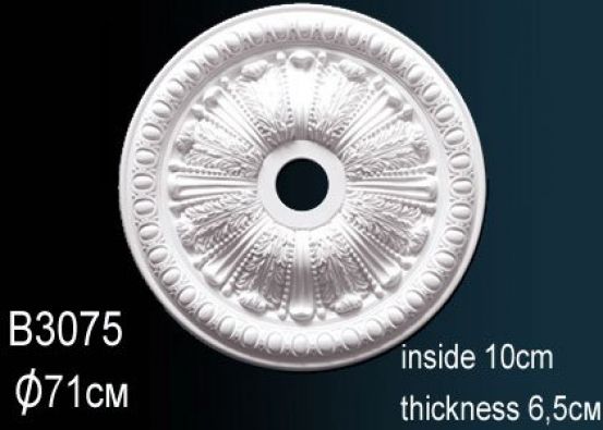 Розетка из полиуретана Perfect B3075 (О 710)