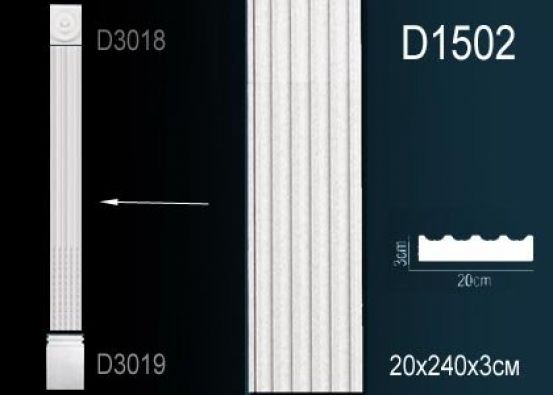 Тело из полиуретана Perfect (D 1502)