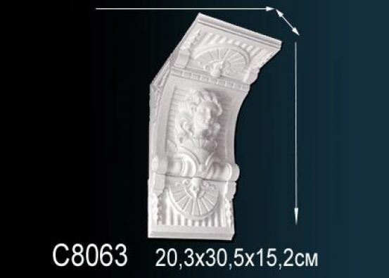 Кронштейн из полиуретана Perfect (C 8063)