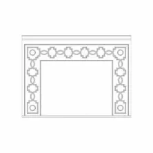 Стена RODECOR Ар-Деко Эрте Ф2 77442AR