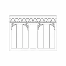 Стена RODECOR Ар-Деко Эрте Ф3 77443AR