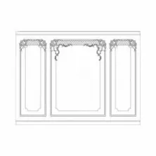 Стена RODECOR Рококо Захаржевский Ф2 77302RC