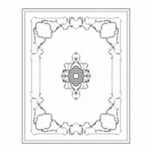 Потолок RODECOR Камелия Ф2 88012CN
