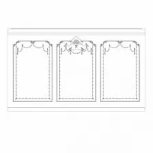 Стена RODECOR Барокко Арайя Ф3 77313BR