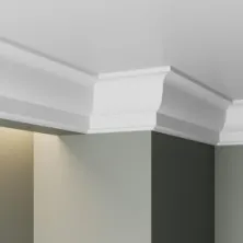 Карниз потолочный UltraWood CR 0025 из ЛДФ (40х25,4х2440 мм)