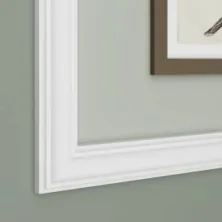 Молдинг белый UltraWood U 0003 p из ЛДФ (25х12х2000 мм)
