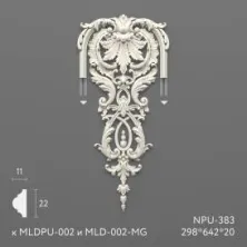 Декоративный элемент Stavros NPU-383-1 из полиуретана