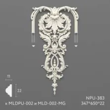 Декоративный элемент Stavros NPU-383-2 из полиуретана