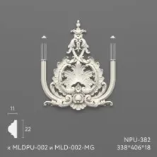 Декоративный элемент Stavros NPU-382-2 из полиуретана