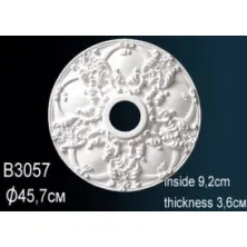 Розетка из полиуретана Perfect B3057 (О 457)