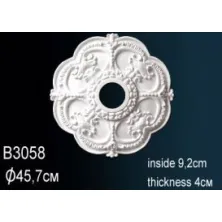 Розетка из полиуретана Perfect B3058 (О 457)
