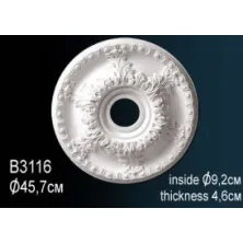 Розетка из полиуретана Perfect B3116 (О 457)
