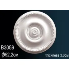 Розетка из полиуретана Perfect B3059 (О 522)
