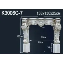 Портал для камина из полиуретана Perfect (K 3006)