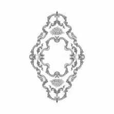 Розетка потолочная RODECOR Барокко 87111BR 1915*1150 мм из полимерного гипса