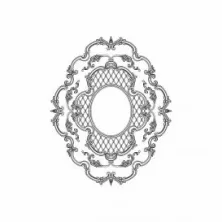 Розетка потолочная RODECOR Барокко 87112BR 1370*1120 мм из полимерного гипса