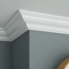 Карниз потолочный UltraWood CR 0019 из ЛДФ (42х42х2440 мм)