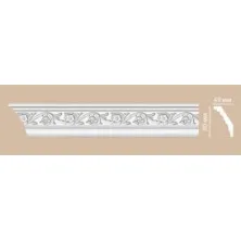Потолочный плинтус DECOMASTER DT 14FL гибкий (80*49*2400)