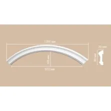 Радиус [1/4 круга] Decomaster 897901-150 