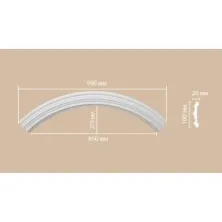 Радиус [1/4 круга] Decomaster 897902-120 