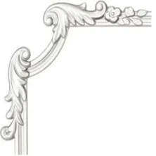 Угол декоративный Decomaster 97100-3L (245x245x25)