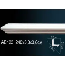 Карниз потолочный из полиуретана Perfect (AB 123)