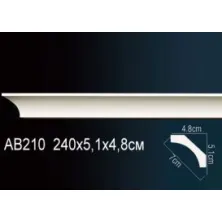Карниз потолочный из полиуретана Perfect (AB 210)