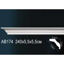 Карниз потолочный из полиуретана Perfect (AB 174)
