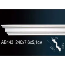 Карниз потолочный из полиуретана Perfect (AB 143)