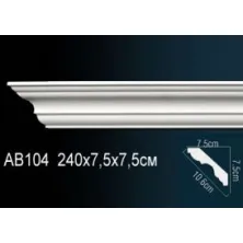 Карниз потолочный из полиуретана Perfect (AB 104)