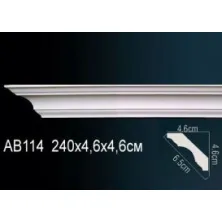 Карниз потолочный из полиуретана Perfect (AB 114 F)