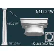 Капитель из полиуретана Perfect (N 1120-1W)