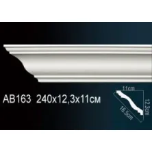 Карниз потолочный из полиуретана Perfect (AB 163)