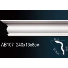 Карниз потолочный из полиуретана Perfect (AB 107)
