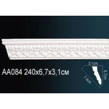 Карниз потолочный из полиуретана Perfect (AA 084 F)