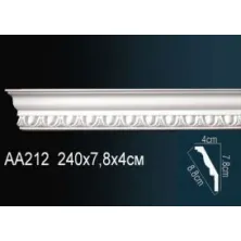 Карниз потолочный из полиуретана Perfect (AA 212 F)