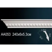 Карниз потолочный из полиуретана Perfect (AA 053 F)