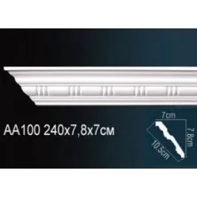Карниз потолочный из полиуретана Perfect (AA 100 F)
