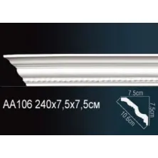 Карниз потолочный из полиуретана Perfect (AA 106 F)