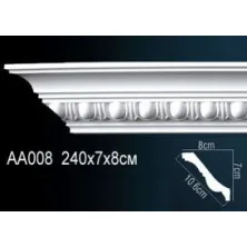 Карниз потолочный из полиуретана Perfect (AA 008 F)