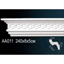 Карниз потолочный из полиуретана Perfect (AA 011F)