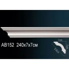 Карниз потолочный из полиуретана Perfect (AB 152 F)