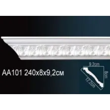 Карниз потолочный из полиуретана Perfect (AA 101 F)