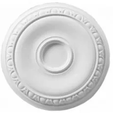 Потолочная розетка Decomaster DM-0623 из полиуретана (d-605 мм, d вн-160 мм, h-31 мм)