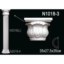 Капитель из полиуретана Perfect (N 1018-3)