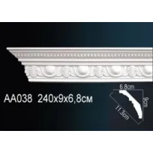 Карниз потолочный из полиуретана Perfect (AA 038 F)