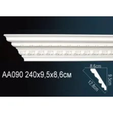 Карниз потолочный из полиуретана Perfect (AA 090 F)