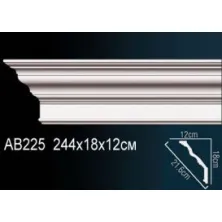 Карниз потолочный из полиуретана Perfect (AB 225)
