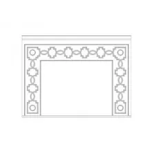 Стена RODECOR Ар-Деко Эрте Ф2 77442AR