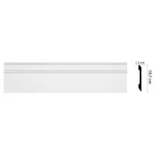Плинтус напольный DECOMASTER D105 FLEXIBLE гибкий (107*12*2000 мм)